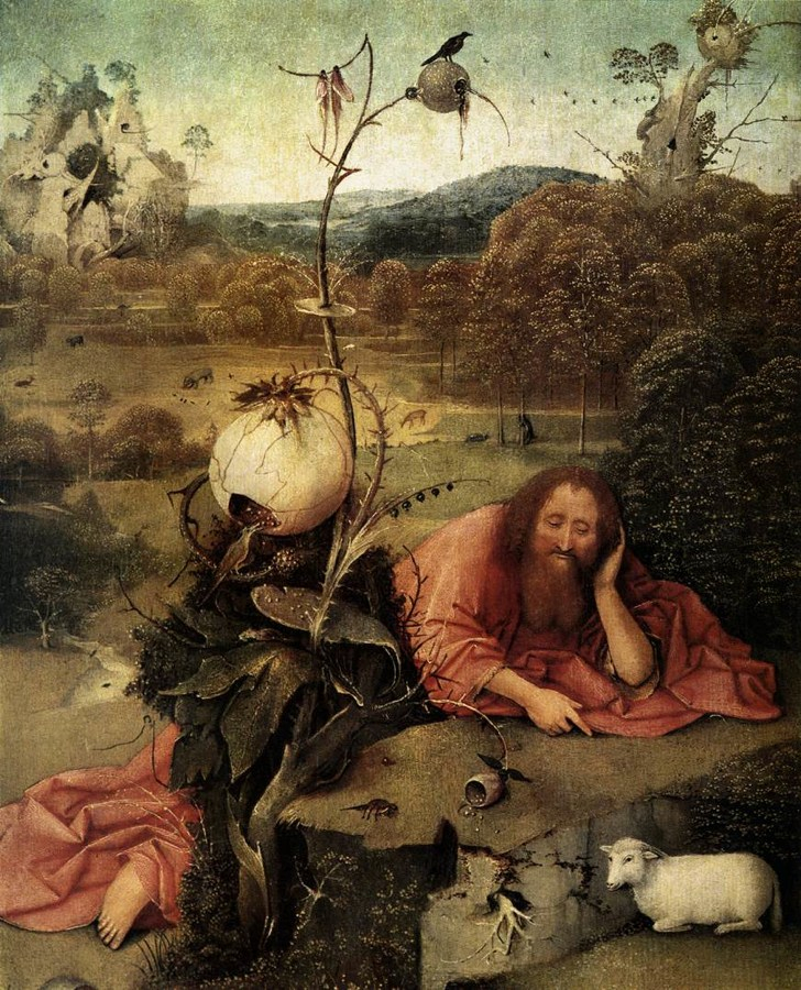 Saint John the Baptist in the Wilderness, Bosch, 1504